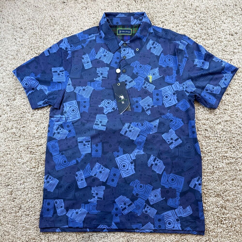 William Murray Mens Small Shirt Candid Camera Polo NWT  Golf‎ Casual